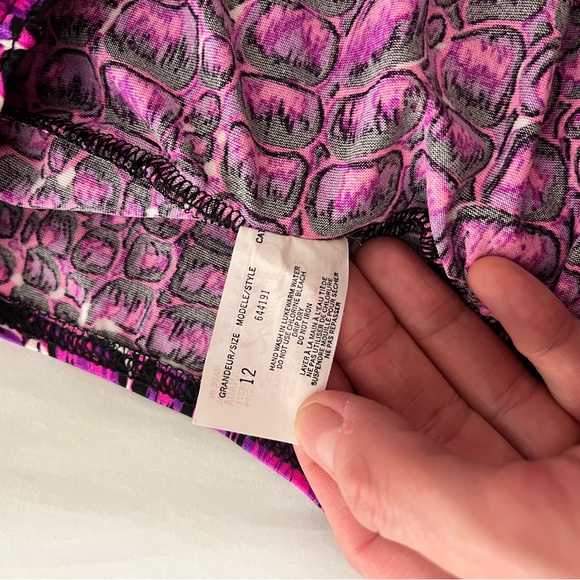 Epic Vintage 80s High Waisted Bikini Skirt Size Small - Picture 5 of 9